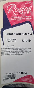 Sultana Scones