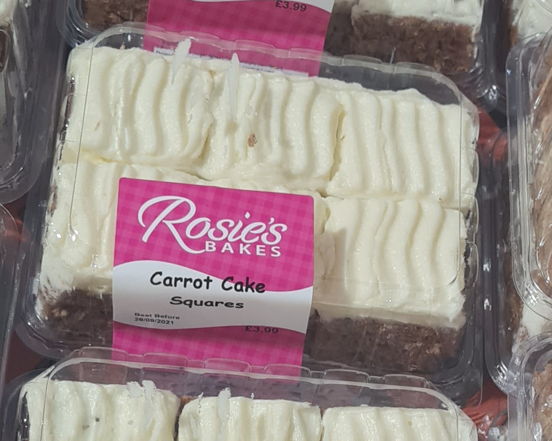 Carrot cake Squares
