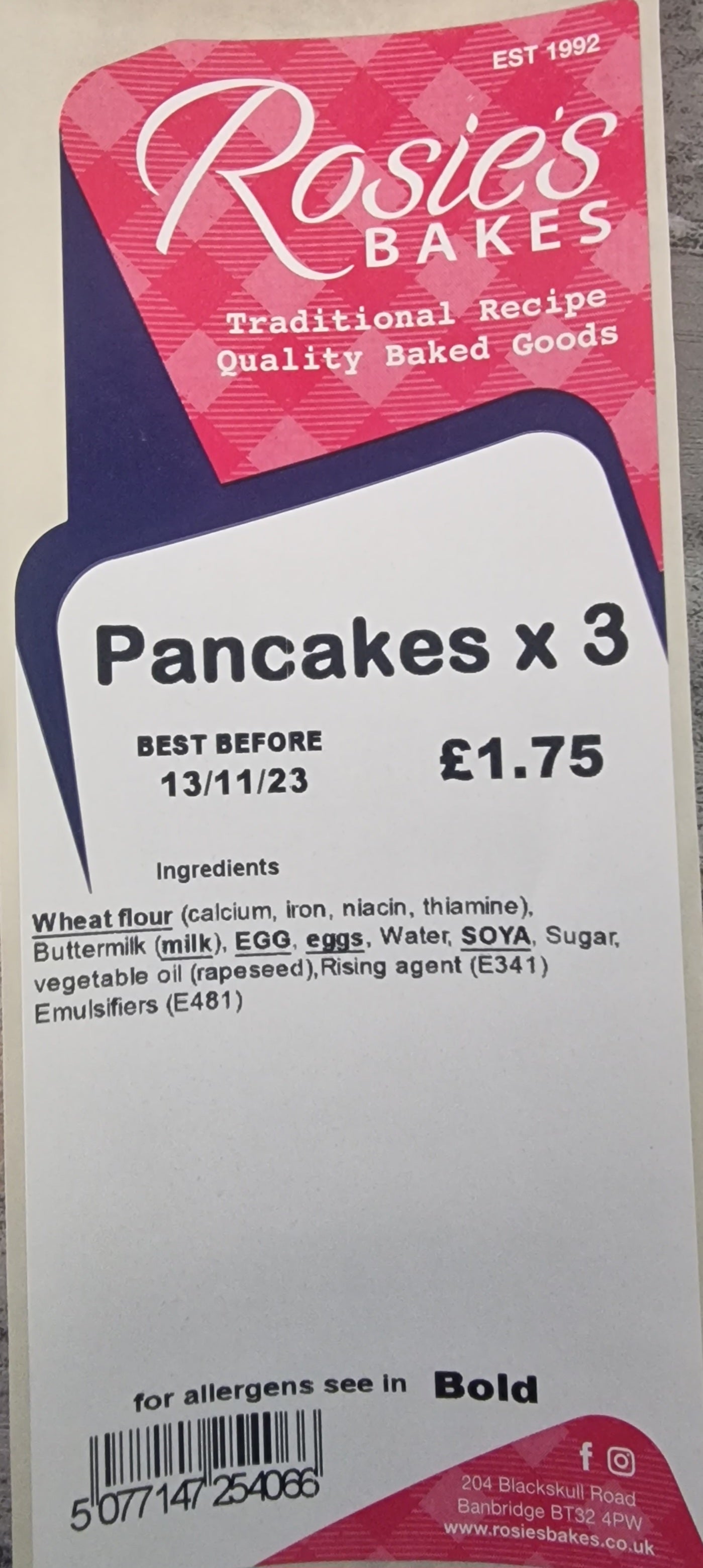 Plain Pancakes